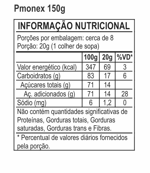 Tabela Nutricional